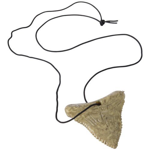 12 ct Rubber Shark Tooth Necklaces Party Favors