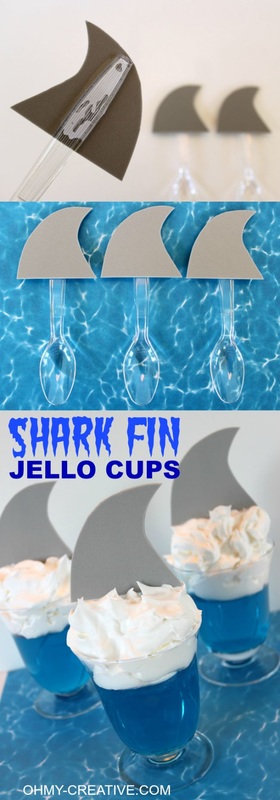 Shark Fin Jello Cups